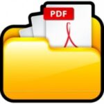 Graphic of a PDF file