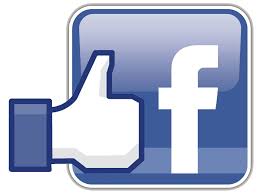 Facebook logo button with thumbs up sign