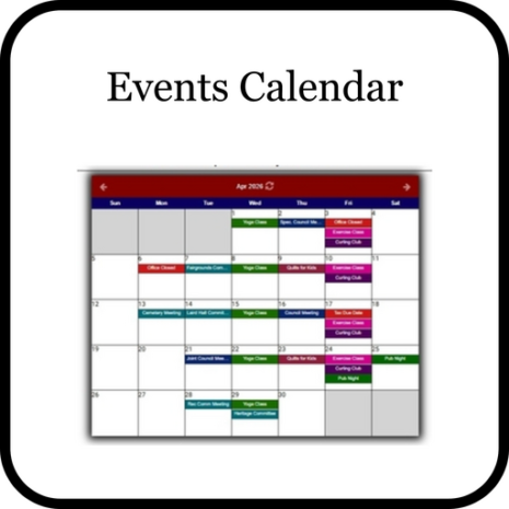 Events Calendar page