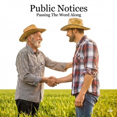 Public Notices page