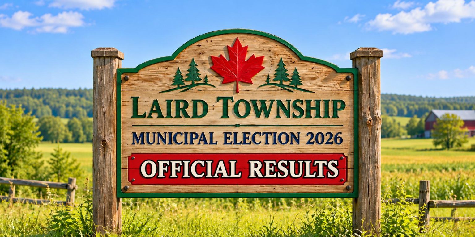 sign - laird township municipal election 2026 official results