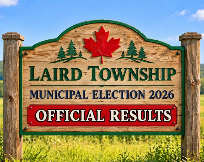 sign - laird township municipal election 2026 official results
